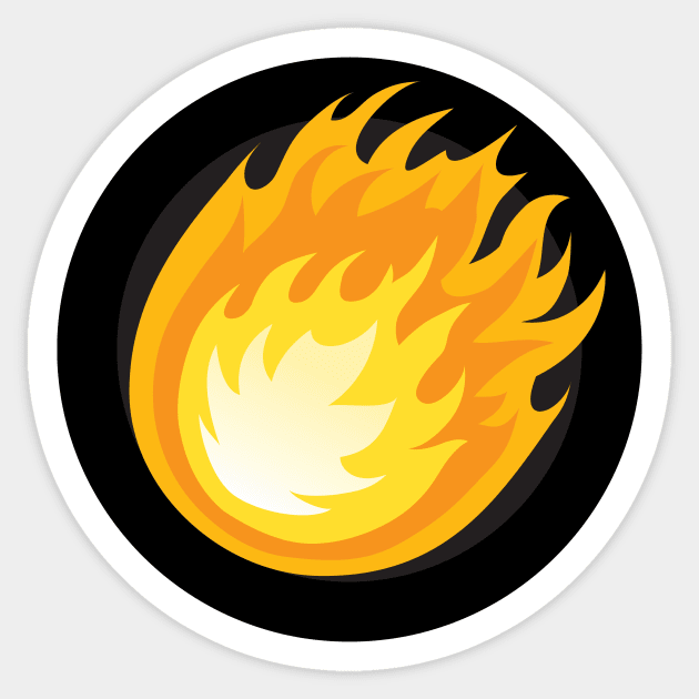 UniVersus - Fire - Resource Symbol Sticker by JascoGames